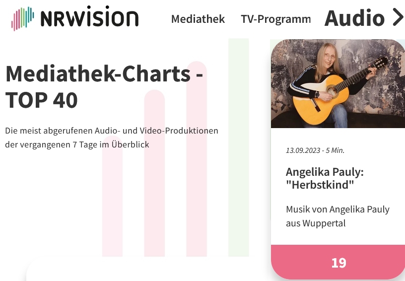 Angelika Pauly erreicht Platz 19 der Charts mit “Herbstkind”