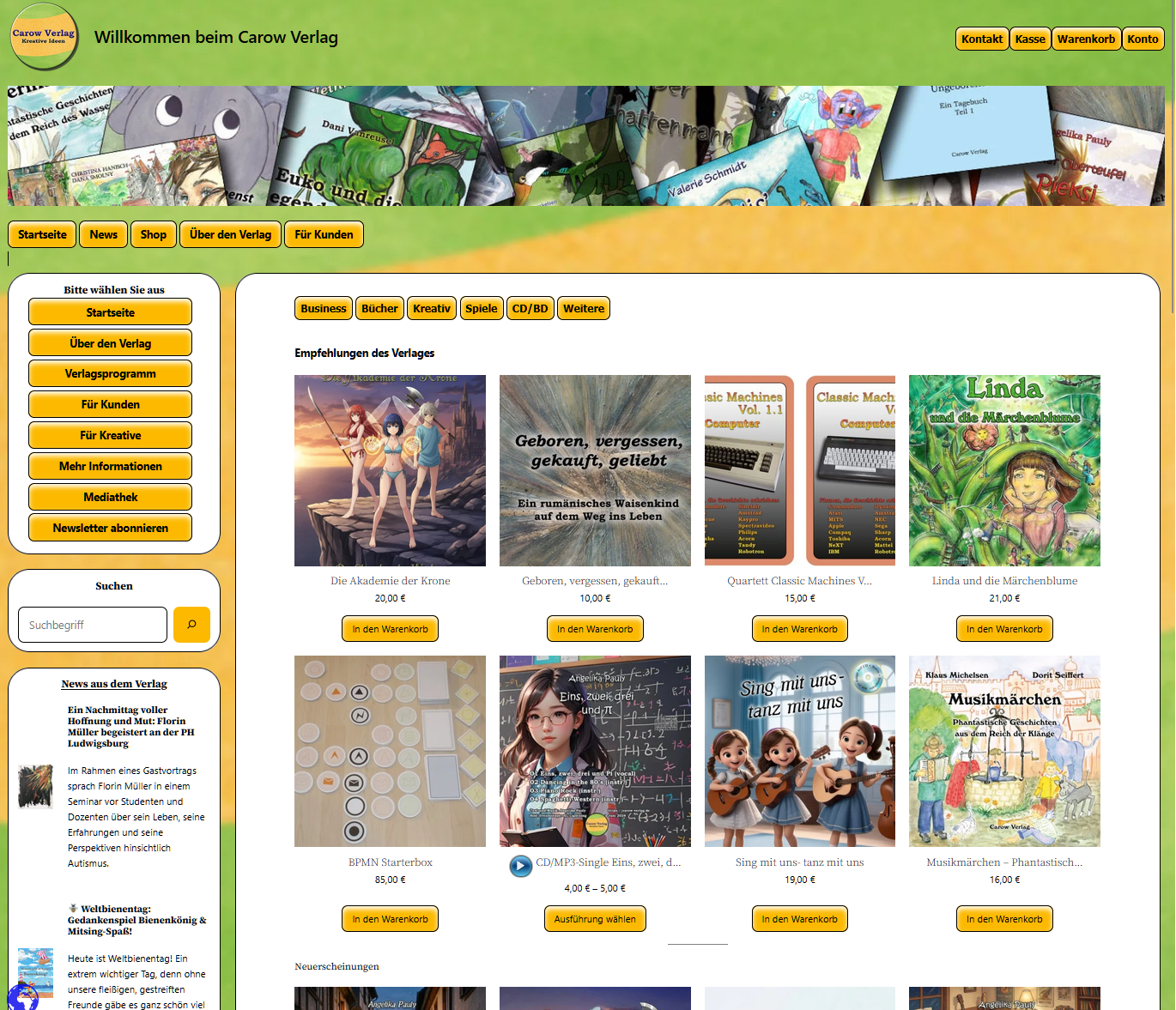 In eigener Sache: Unsere Website im neuen Gewand